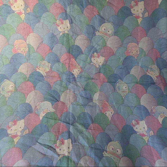 Sanrio LOOT CRATE x Splash Mermaid Scales Hello Kitty Printed Sarong Scarf - Picture 4 of 4